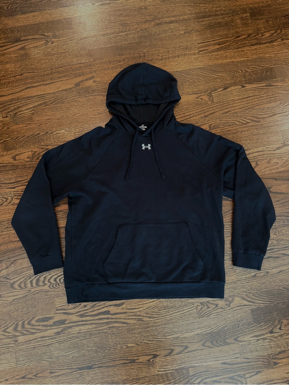 Men’s Underarmour Rival Fleece Hoodie- Black